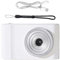 Vlogging Camera, 4K Portable Microfilm, Ultra HD Digital Camcorder, 8X Zoom Compact User-Friendly Interface Lightweight for Daily Use, 4.72x3.15x1.97 Inches