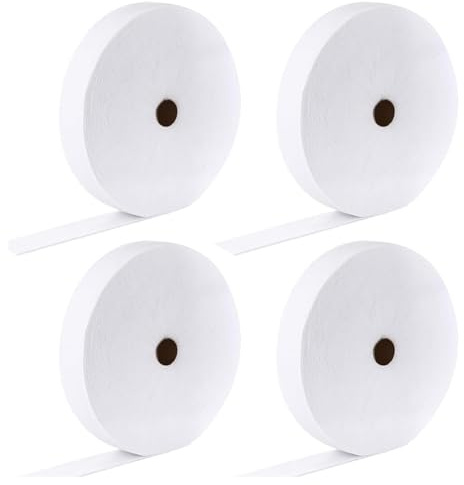 Qeunrtiy 4 Rollen JellyRoll-Vliesstreifen, 2 1/4, Insgesamt 200 Yards, Baumwollmischgewebe auf Einer Rolle, Flexibel für JellyRoll-Teppiche