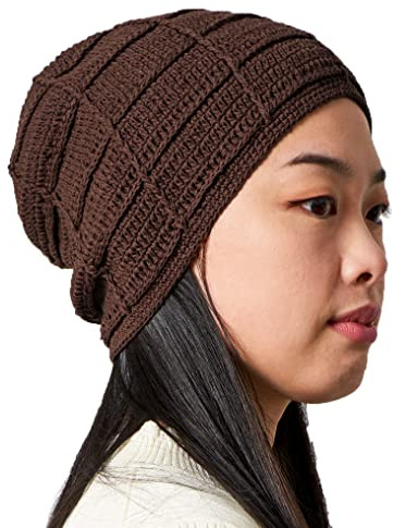 CHARM Herren 100% Baumwolle Beanie - Handmade Sommer Mütze Damen Häkel Strick