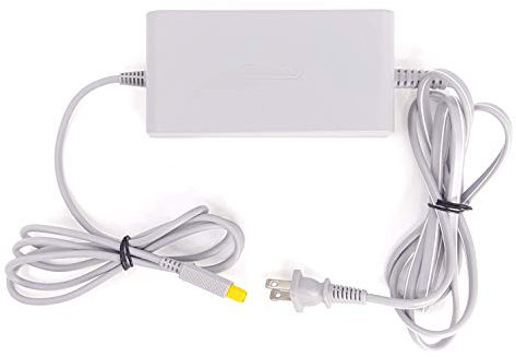 Nintendo - Fuente de alimentación original CA con cable de carga para WiiU (no compatible con Nintendo Wii).