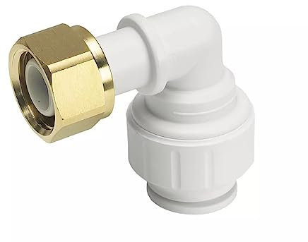 JG SPEEDFIT PEMBTC1514 15MM X 1/2 BENT TAP CONNECTOR SPEED FIT [Pack Size: 2] (Epitome Certified)