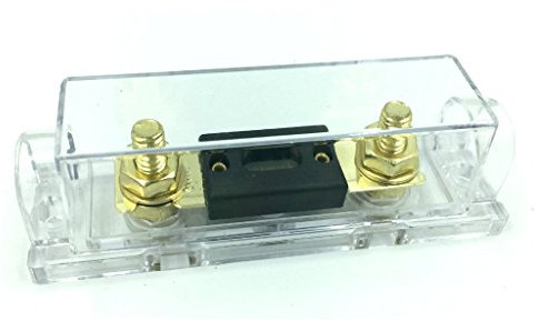 Woljay ANL-80A ANL Fusible 80Amp Plaqué or + Porte Fusible