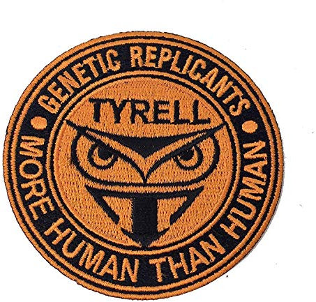 Blade Runner Tyrell Corporation Genetische Replikanten Bügelbild (75 mm)