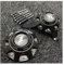 Kawasaki Z900 Motorrad Zubehör Motorschutzabdeckung Motorräder Aluminiumlegierung Statorsturzschutz Motor Stator Abdeckung Schutzhülle Motorschutz Sturzpads Rahmenschieberegler Schutzrahmen,Schwarz