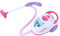 NUOBESTY Kinder Staubsauger Spielzeug Elektrische Staubabscheider Spielzeug So Tun Als Würden Kinder Kinderspielzeug (Weiß + Pink + Blau) Putzen