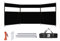 Brise Vent Store Latéral Camping Paravent Windshield Pare Camping AuVoiture Pare Brise Camping pour Balcon, Terrasse Et Jardin, Protection La Vie Privée