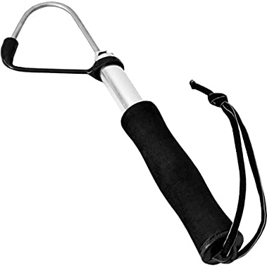 60/90cm Teleskop Versenkbare Fisch Gaff Edelstahl EIS Meer Angeln Edelstahl Eva Speer Haken Anzugehen
