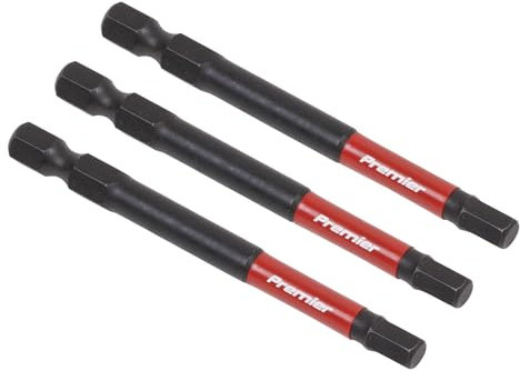 Sealey 3pc 75mm Hex 5mm Impact Power Tool Bit Set - AK8263