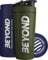 Beyond Shakers Insulated Metal Protein Shaker, Stainless Steel Supplement Bottle - BPA Free for Gym 735ml in Forest Green