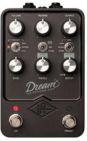 Universal Audio UAFX Dream '65 Reverb Amplifier Guitar Effect Pedal