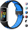 CeMiKa Sport Silicone Strap Compatible with Fitbit Charge 5/6, Waterproof Soft Adjustable Breathable Sport Bands, Small/Large