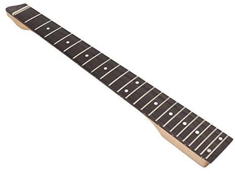 Gitarrenhals ohne Kopf, feines Detaildesign, matte Seite mit eingelegten Punkten, Gitarrenhals Ersatz