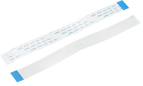 sourcing map Flexible Flat Cable Extension Ribbon Cables 12 Pins 1.0mm Pitch 150mm for 3D Printer, Laptop, Camera, Screen and DVD Player Connector B Type Pack of 6