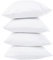 LNT France - Coussins de Garnissage, Ultra Gonflant, Coussin Canapé, Coussin à Recouvrir, Rembourrage Coussins Blanc (40x40 cm (Lot de 4))