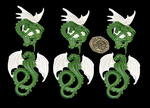6 x Edible 3D Dragons, 20 colours, toppers, decorations cake,
