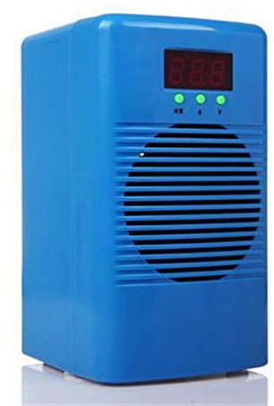 Water Cooler & Warmer Aquarium Chiller for unter 20 / 30L-Marinebehälter Korallenriff Shrimp-Behälter-Wasser-Temperaturregler 72w 100w (Color : Blue, Size : 72w only cooler)