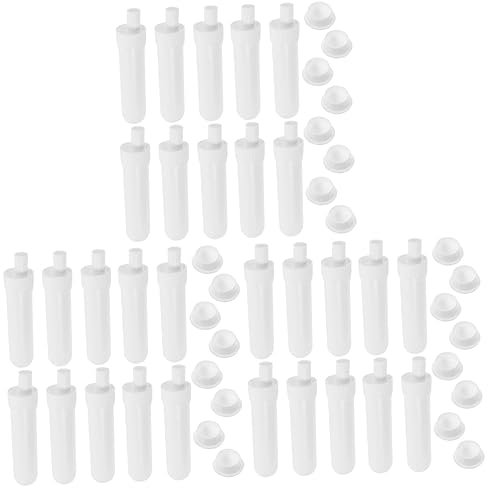 LALAFINA 30 Pièces Bouteille D'Huile Essentielle En Coloré D'Inhalation De Parfum Capsules De Lavage Mèches Non Parfumées De Reniflage De Parfum