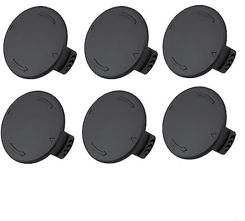 EpheyFIF 6 Stück Rasentrimmerkopf Spulenabdeckung Spulenabdeckung für Parkside PRTA 20Li C3 LIDL IAN351753 Akku-Rasenmäher