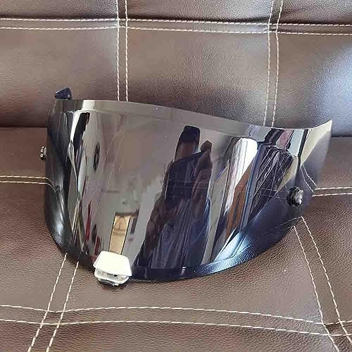 Motorrad Full Face Helm Visor Linsengehäuse for HJC RPHA-11 RPHA-70 HJ-26 (Farbe : Schwarz)