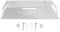 UKCOCO Box tv remote holder mount for tv monitor accessories wifi router mount stand shelf tv mounting bracket dvd player bracket white Router Stand Space aluminum projection stand
