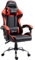 Vinsetto Chaise Gaming Fauteuil de Bureau Chaise Gamer avec Appui-tête Ergonomique Hauteur réglable Dossier inclinable jusqu'à 135° 63 x 67 x 122-130 cm Noir