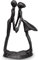Couple Art Iron Sculpture, Affectionate Kissing Couple Statue, Passionate Love Figurine Statue Romantic Metal Ornament Wedding Decoration Gifts for Anniversaries, Proposal, Valentine Photo Props