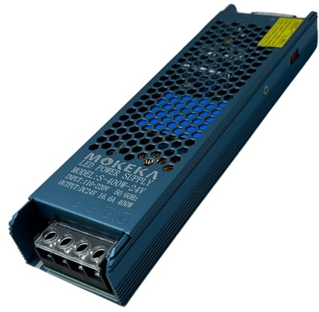 Netzteil 24 V 16,6 A 400 W, Transformator AC 110/220 V auf DC, MOKEKA elektrischer Schalter für Spannung