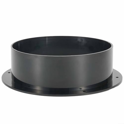 Emiif Gerader Kanalverbinder, Wandflansch, Kunststoff-Rohrflansch für Lüftungssystem, Lüftungsrohr, Schlauch, Rohr(150mm)