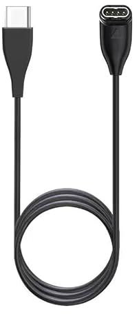 LARRITS 1m Replacement Charging Cable Charger for Garmin Fenix 7 7S 7X 6 6S 6X 5 5S, Forerunner 265 255 245 965 955 945, Instinct 2 2S, Vivoactive 4 4S 3, Vivosmart 5, Charge & Sync Cord (USB C Cable)