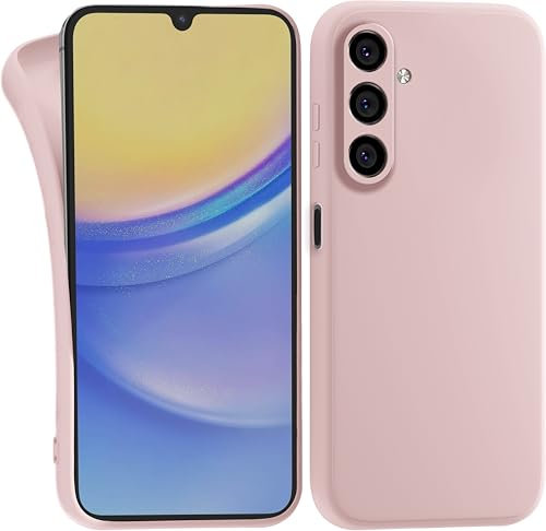 MyGadget Coque pour Samsung Galaxy A25 5G - [ Case Camera Protection ] TPU Souple & Soft - Cover Extra Fine & Légère - Étui Anti Choc - Rose