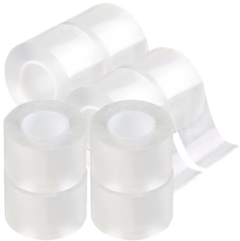 AGT Nano-Magic-Tape: 24m Doppelseitiges Nano-Klebeband, 5cm Breite, Tragkraft 110 g/cm² (Klebeband doppelseitig transparent, Nano Tape Sets)