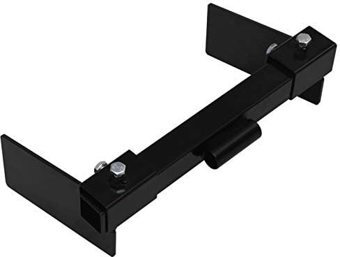 ZEYUAN Schneepflugadapter für Rasentraktor Schwarz, Adapter für Schneeschild für Rasentraktor, Schneepflugadapter für Rasenmäher Mäher Schneeschild