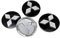 IVYARD Pack of 4 Hub Caps für Mitsubishi Outlander 60mm, Car Wheel Centre Caps Alloy Wheel Rim Caps Hub Cap für Wheel Caps, Car Decoration Badge Accessories