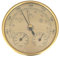 LAANCOO 3 in 1 Barometer innern 5 Zoll im Dia Metal -Barometer -Thermometer Hygrometer Goldenes Wetter Barometer mit Temperaturfeuchtigkeit Wetterstation für Innen im Freien