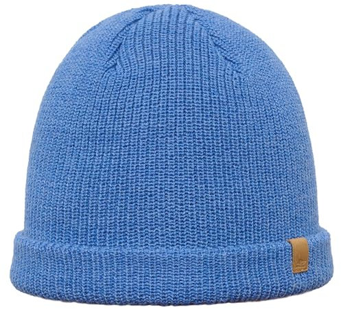 Sterkowski Salty Dog Strickmütze | Merinowolle Mütze Winter für Herren und Damen | Beanie Wintermütze Merino Wollmütze Laufmütze Fisherman Beanie 54-62 cm Blau