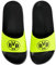 Borussia Dortmund BVB Chaussons de Bain Fluo Clapet Adulte Unisexe, Noir, 41/42