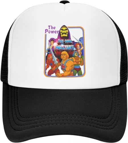 Baseballkappe Snapback Sonnenhut He-Man Baseball Cap Atmungsaktive Baseball Beanie Skeletor She-ra Beast Trucker Hut Snapback Sommer Caps Geburtstagsgeschenk für Männer Frauen