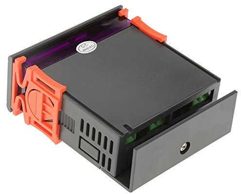 Digitaler Temperaturregler, MH1210A Mini-Digital-Temperaturregler, LED-Display-Thermostat mit Sensorsonde, Temperaturregler (AC220V)