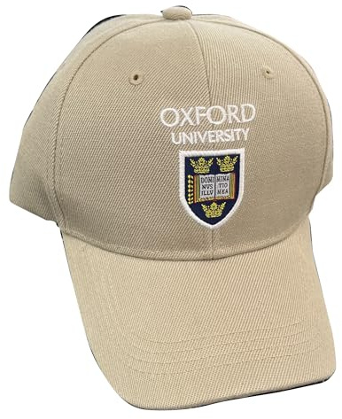 Oxford University Shield Oatmeal Color Cap Marineblau, marineblau, One size