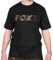 Fox Black/Camo Logo T-Shirt - Angelshirt, Größe:M