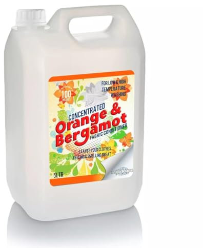 Earth's Scents Orange & Bergamot Fabric Conditioner 2 x 5 Litre