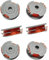 Qingriver 6 Pcs Strimmer Spool for Flymo FLY021 / 513937190 Double Autofeed Spools&Line, Strimmer Spool Line Compatible with Flymo Contour 500E Mini/Multi/Power Trim Grass Trimmer
