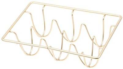 DOITOOL Eisen-eierhalter Goldfarben Stabiler Kühlschrank Eier-organizer Platzsparend Vielseitig Für Küche Esszimmer Dekorativ Und Sicherer Eieraufbewahrungsständer