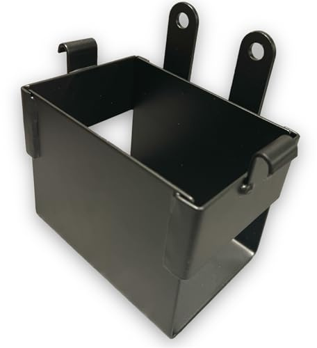 Red Circles Pit Bike Battery Box - Stock Size for Most Electric Start Pit Bikes - Durable and Reliable Battery Housing - Ideal for Secure Storage and Easy Installation on Your Bike