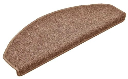 vidaXL Stufenmatten 30 STK. 65x24x4 cm Braun Halbrund Groß