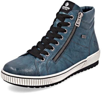 Remonte Damen Low-Top Sneaker D0700, Frauen Halbschuhe,lose Einlage,wasserabweisend,remonteTEX,Freizeit,sportlich,straßenschuhe,blau (12),38 EU