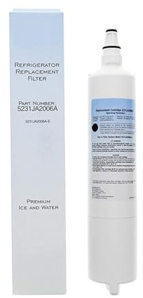 Kühlschrank-Wasserfilter-Zubehör, Kompatibel Mit LG, LT600P 5231JA2006A, 5231JA2006B, 5231JA2006F Oder 5231JA2006E, 1 Ersatzteil For Wasserfilter