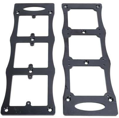 LOCADENCE 2PCS Socket Hole Opening Template, Socket Back Box Cutting Template, 86 Type Bottom Box Scribing Device for Woodworking and Electrical Work