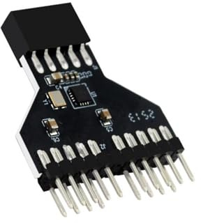 Limtula USB2.0 9pin MotherBoards Header Splitter Expansion Cable Interfacce A Doppia Porta per Migliorare Le Madri Connettività Periferiche USB Double Port Expander