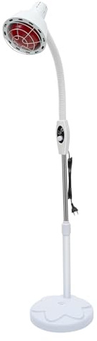 Areao 275W Wärmelampe Rotlicht, Infrarot Lampe Rotlichtlampe, Infrarotlampe Wärmelampe mit Ständer, 360° Drehbar Therapielampe Rotlicht Infrarotlampe Für Schmerzlinderung & Muskelentspannung